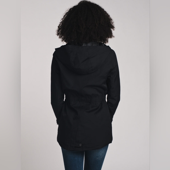 WOMENS SOPHIA SPRING PARKA CC OTW - Black / M - Picture 3 of 3